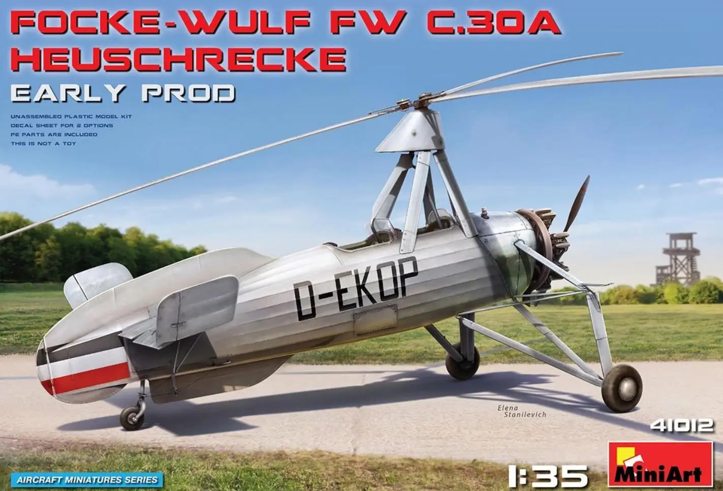 

MINI ART 41012 1/35 Scale Focke-Wulf Fw C.30A Heuschrecke.Early Prod MODEL KIT