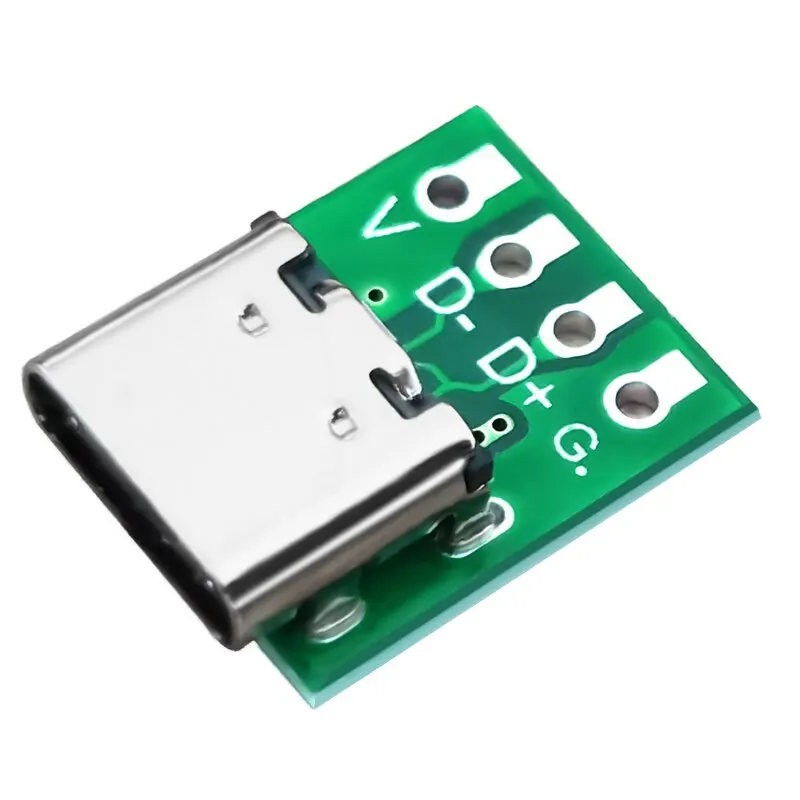 10/5/1Pcs Type c connector TYPE C USB 3.1 16 Pin Test PCB Board Plate Adapter Socket For Data Line Wire Cable Transfer