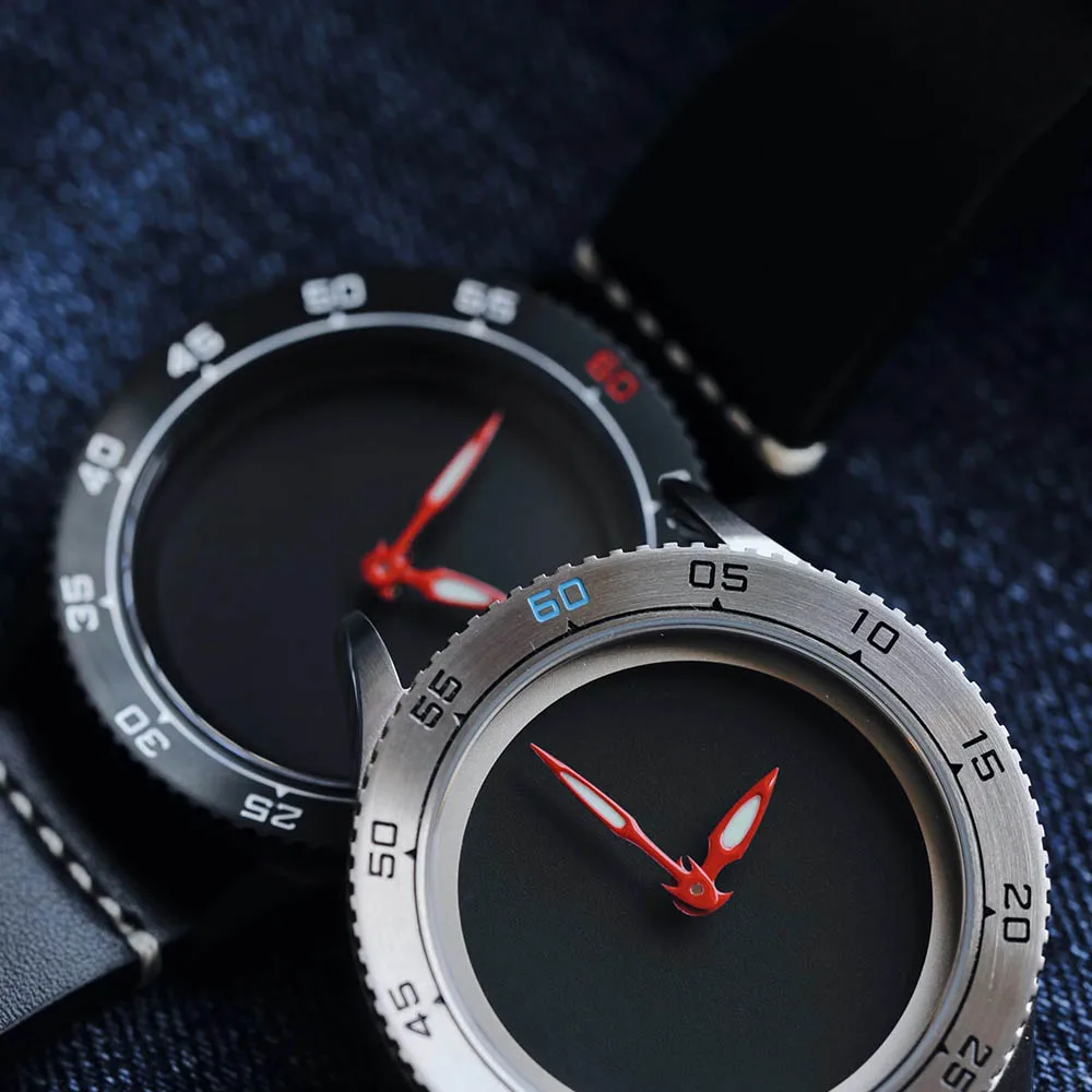 41mm Mysterious Code Simple Business Stainless Steel Mens Quartz Watch Japan Imported Movement Luminous Waterproof Leather Strap