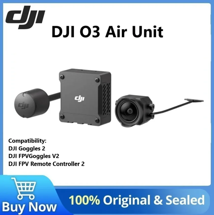 DJI O3 Air Unit FPV Drone Digital Transmission System 10km Max Range 1080p/100fps H.265 Video Transmission for FPV Goggles V2