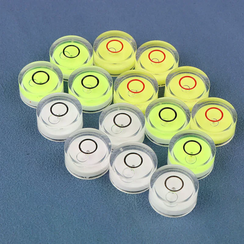 새로운 세일 5개 미니 원형 정밀 버블 레벨 불스아이 계측기 수평 정밀 버블 레벨 측정 도구