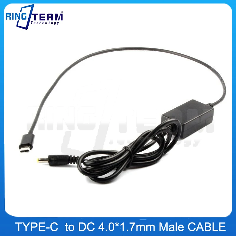 

5PCS PD Type C to DC 4.0*1.7mm Male Cable for DC Coupler DMW-DCC3 DCC6 DCC8 DCC9 DCC11 DCC12 DCC15 DCC17 EP-5A EP-5B