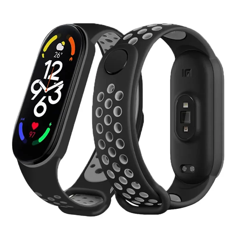 Silicone Sport Wristband for Smart Fitness Tracker