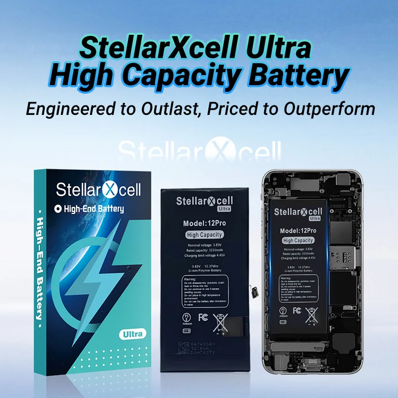 Battery StellarXcell Ultra Original High capacity Cell For iphone 7037 TI 11 Xs 12pro 13 mini14 15promax ip7 ip8 Xr 14PLIUS 1