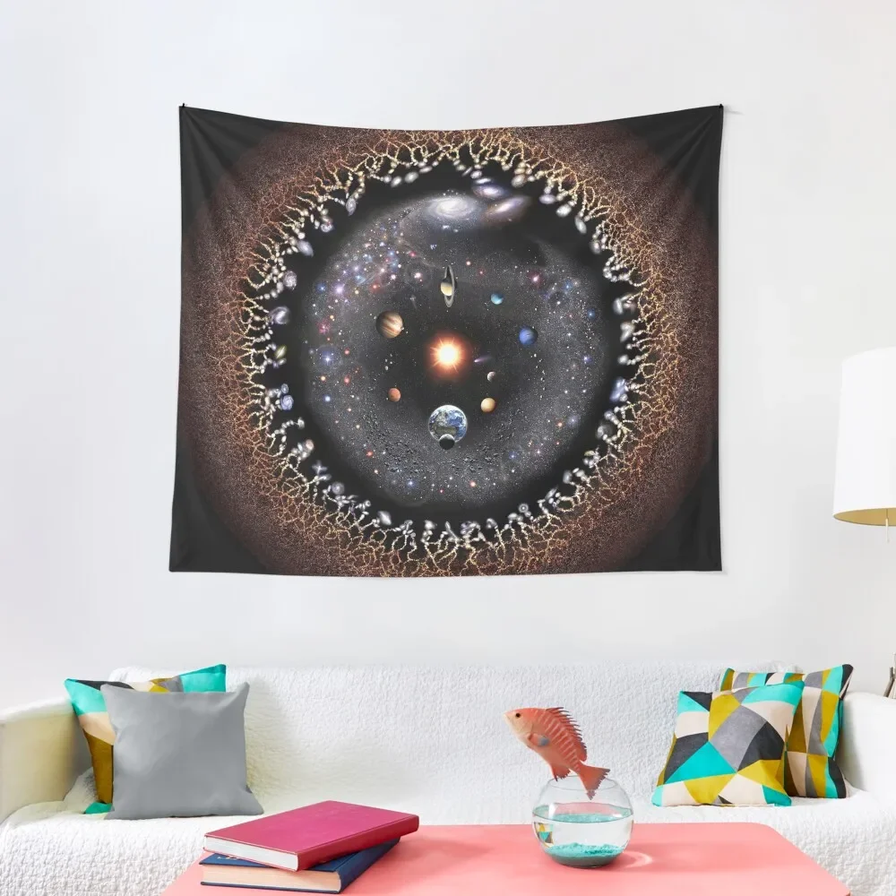 

Observable Universe Logarithmic Illustration (no-borders version) Tapestry Home Decoration Outdoor Decoration Tapestry