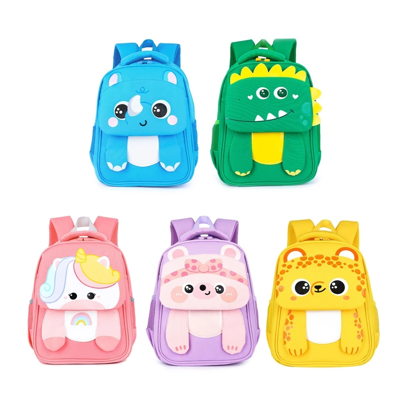 Children's Cartoon Dinosaur Backpacks for Baby Kindergarten Schoolbag Waterproof Kids Book bags Boys Girls Animal Bag cartoon dinosaur kindergarten school bag boy 3 6 years old girls big class primary school student backpack school bag