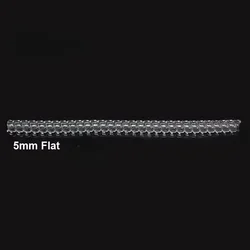 Silicone Ring Size Reducer - Invisible Transparent Tightening Resizer with Spiral Spring Design (A - Flat 5mm)