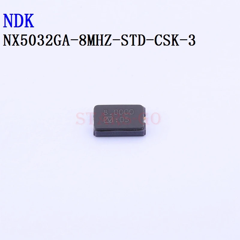 10PCS/100PCS NX5032GA 8MHz 5032 2P SMD 8pF ±20ppm -10 to +70 ℃ NX5032GA-8MHZ-STD-CSK-3 Crystals