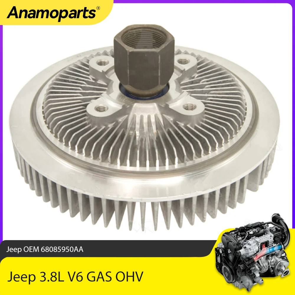 Hayden Engine Cooling Fan Clutch Fit 3.8 L V6 GAS OHV For Jeep 