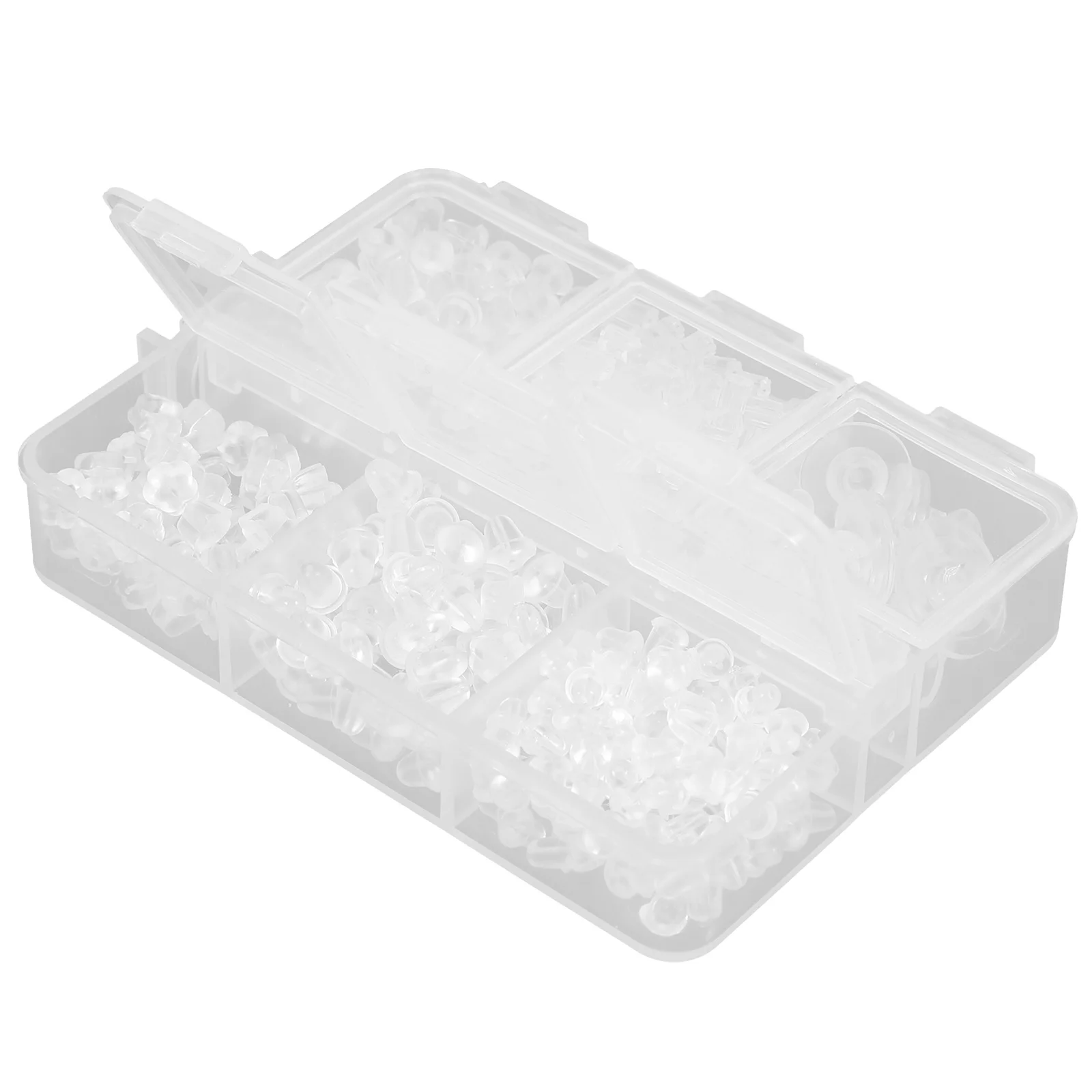 

Ear Plug Set Earring Post Unique Backs Maker Pierced Silica Gel Locking Stopper