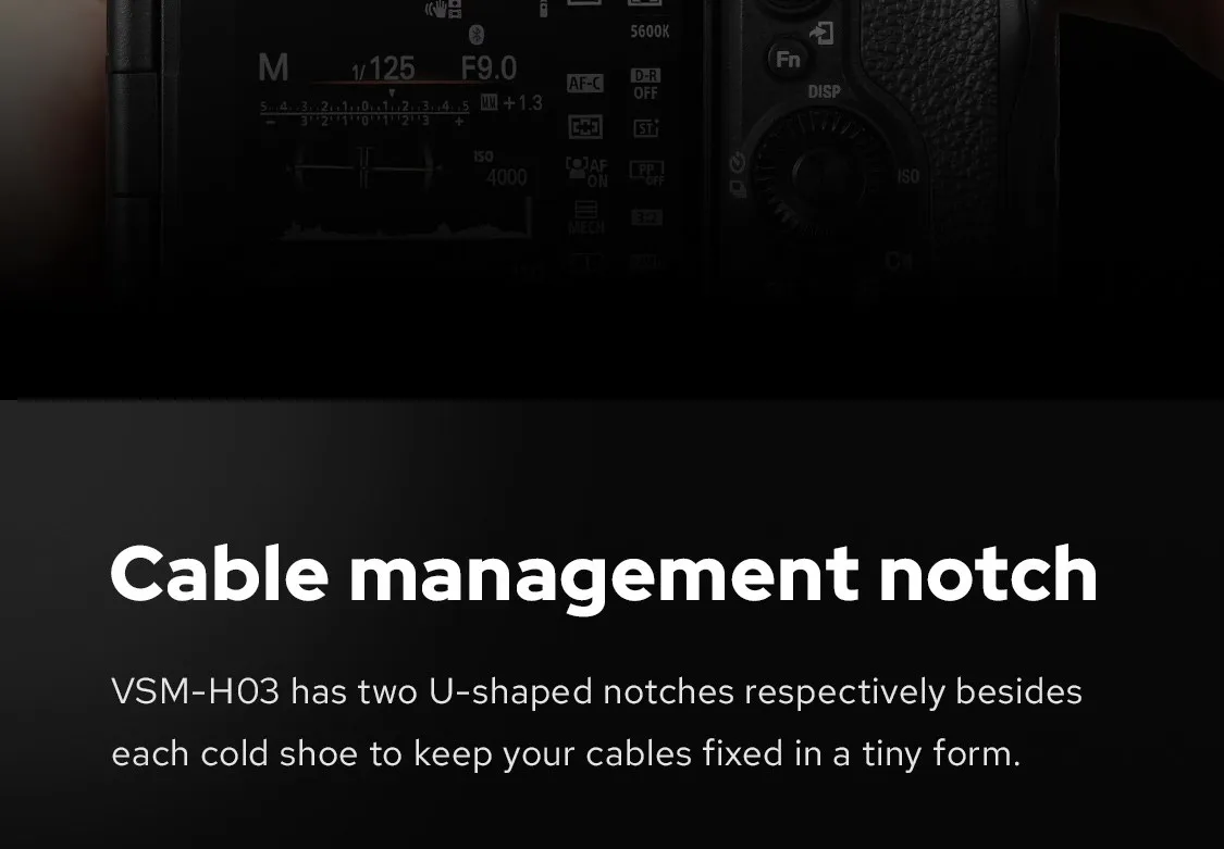 Godox VSM - H02 VSM - H03 Hot Shoe Accessories Dual Cold Shoe for Phone Camera