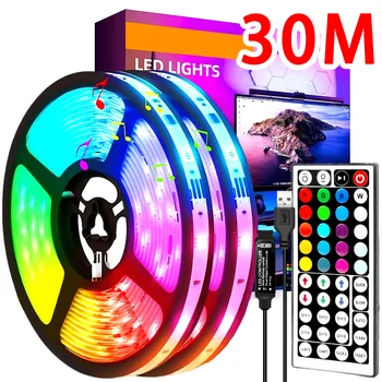 USB LED Strip Light APP Control IR Bluetooth Tape RGB 1