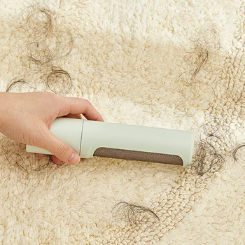 Multifunctional travel Pet Hair Removal Brush Lint Roller Self Cleaning Cat Dog Fur Hair Dust Removal Brush Clothes Effective