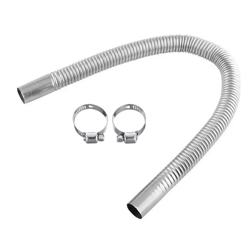 

Воздушные дизельные парковочные обогреватели, выхлопная труба из нержавеющей стали, трубные зажимы для выхлопной трубы 60-300 см, автомобильный обогреватель, аксессуары для автомобильного обогревателя