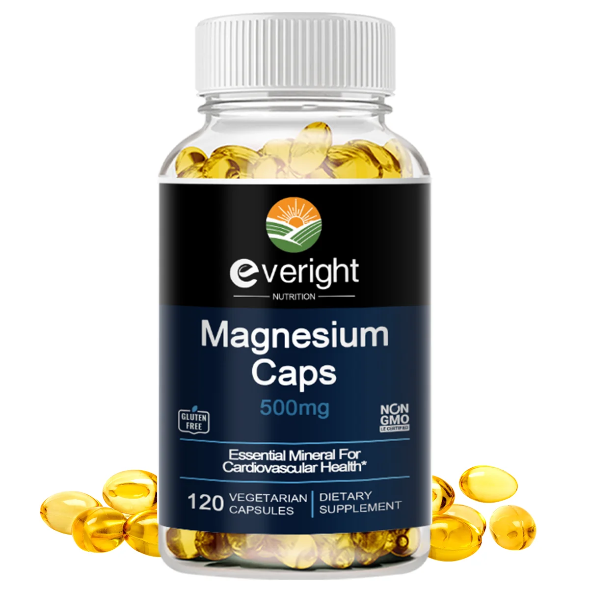 MagnesiumCaps500mgMagnesiumOxideCitrateSuccinateSupplementfor