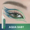 Shiny Chameleon Green Liquid Eyeliner Metallic Eyeshadow Multicolor Eye Liner Pearlescent Polarized Glitter Eye Pigment Makeup 4
