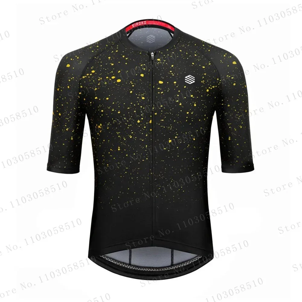Siroko 2024 Men Summer Short Sleeve Cycling Jersey Bicycle Road MTB bike Shirt Outdoor Sports Ropa ciclismo Clothing Breathable 5