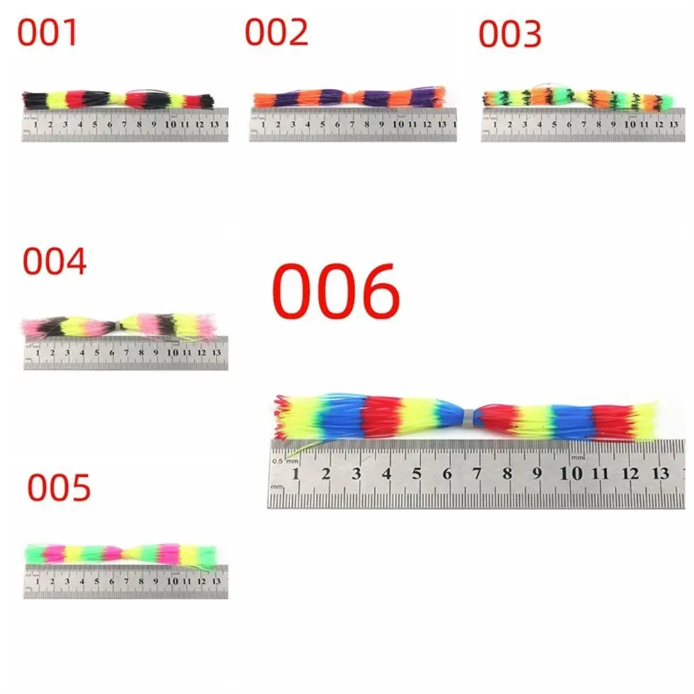 1 Bundle BaitFish Silicone Skirts Rainbow Color Layers Spinnerbait Buzzbait Rubber Jig Lures Squid Skirts Fly Tying Material