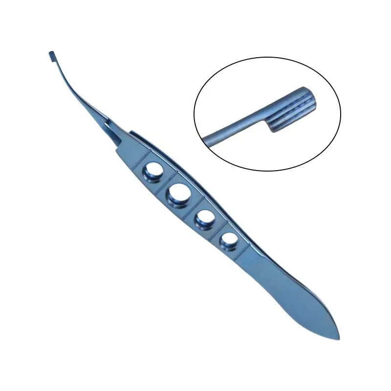 Oogheelkundige Pincet Nucleus Verpletterende Pincet Ooglid Instrument Gereedschap Titaniumlegering