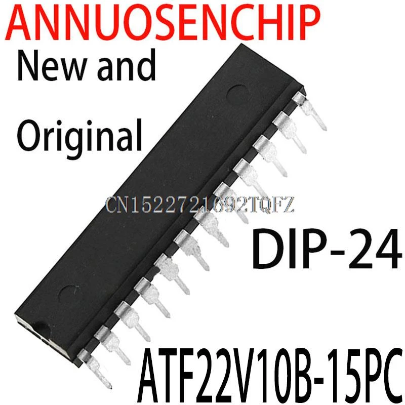 10pcs/lots Atf22v10 Atf22v10b-15pu Dip-24 Atf22v10b-15pc - Integrated ...