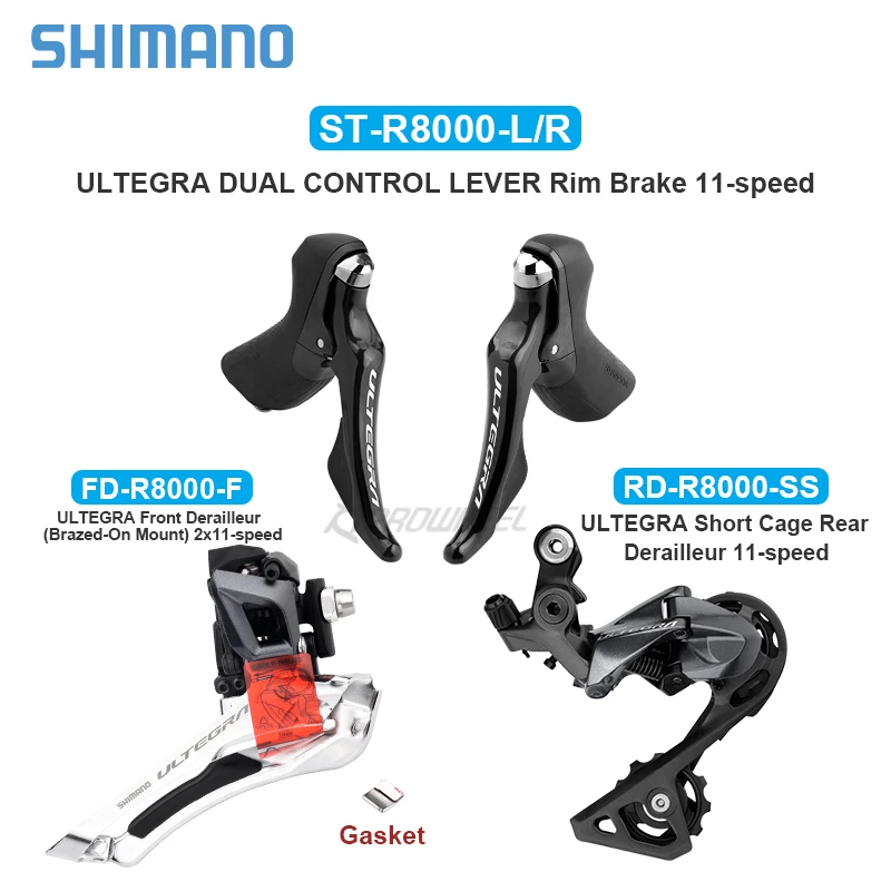 Shimano Ultegra R8000 Groupset 2x11S Front Rear Derailleur