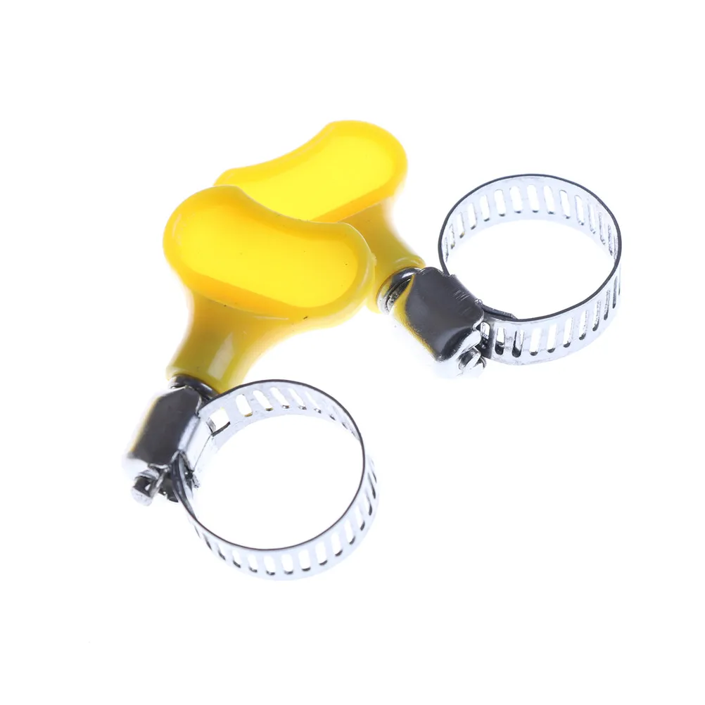 American Type Hose Clamps 10pcs with handle Stainless steel hose Hoop Pipe Clips