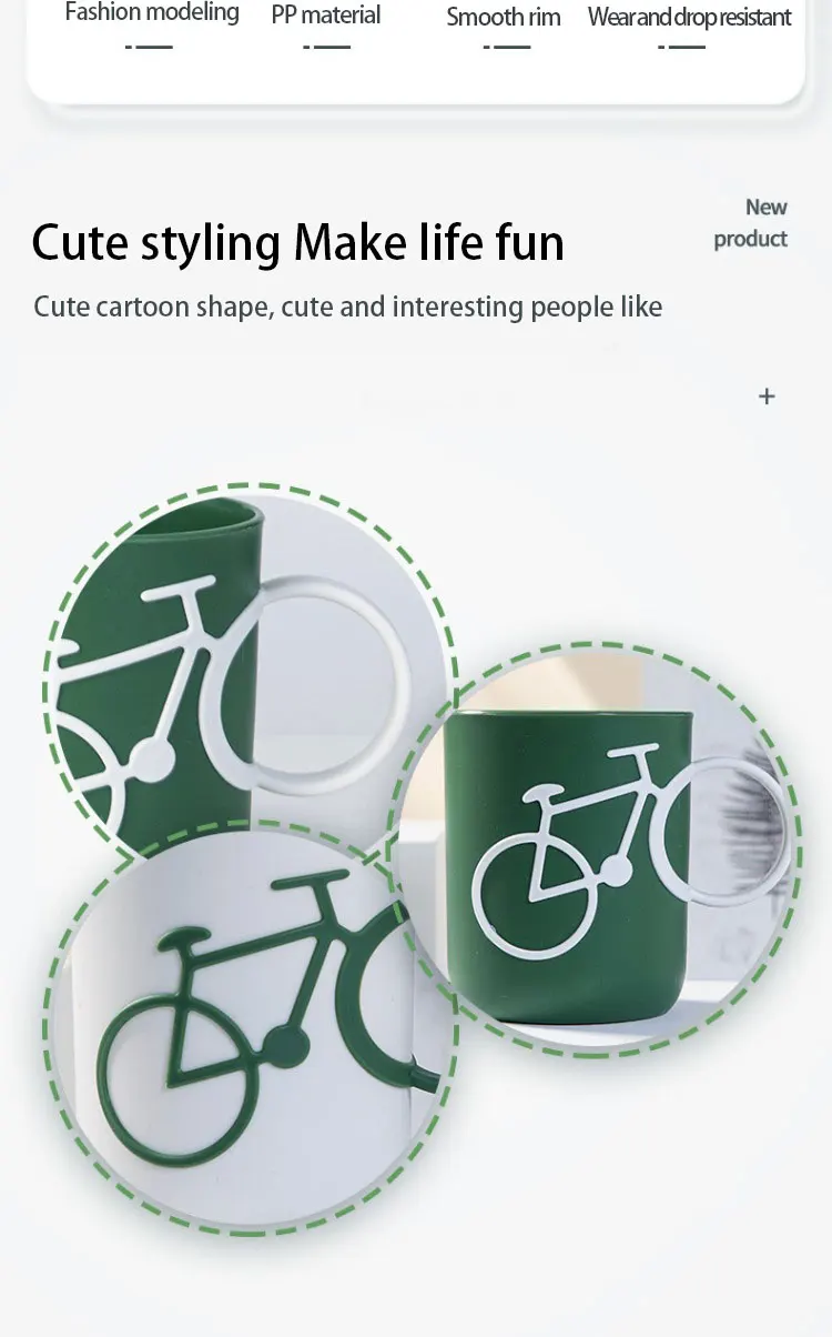 Creative Plastic Bathroom Tumblers For Couples Minimalist Design_voghion.com