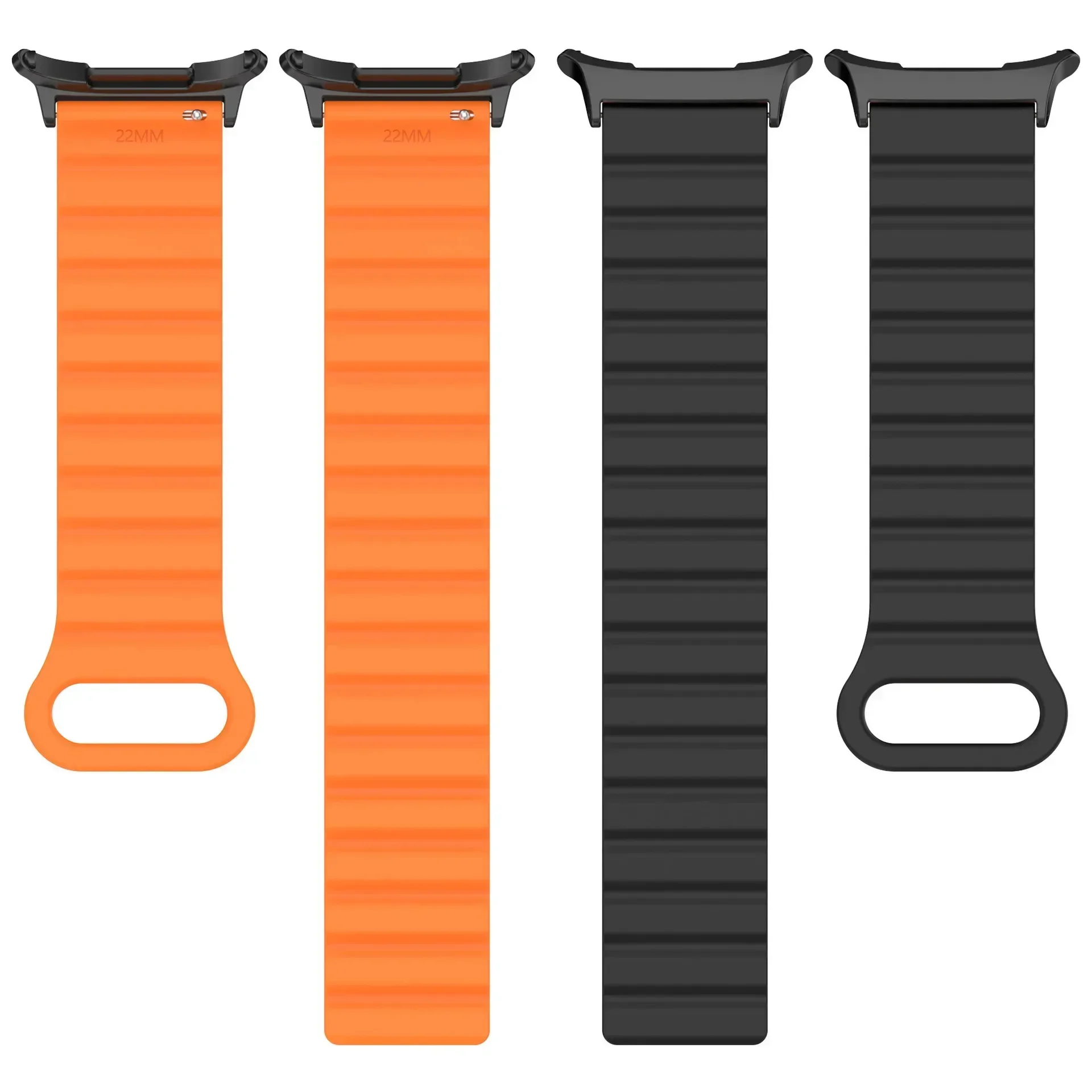 Magnetic Loop Silicone Sport Bracelet Wristband Strap