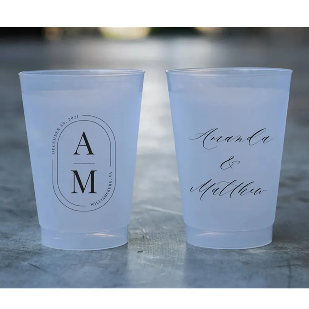 customized-frosted-shatterproof-flex-cups-personalized-wedding-favor-cups-wedding-favors