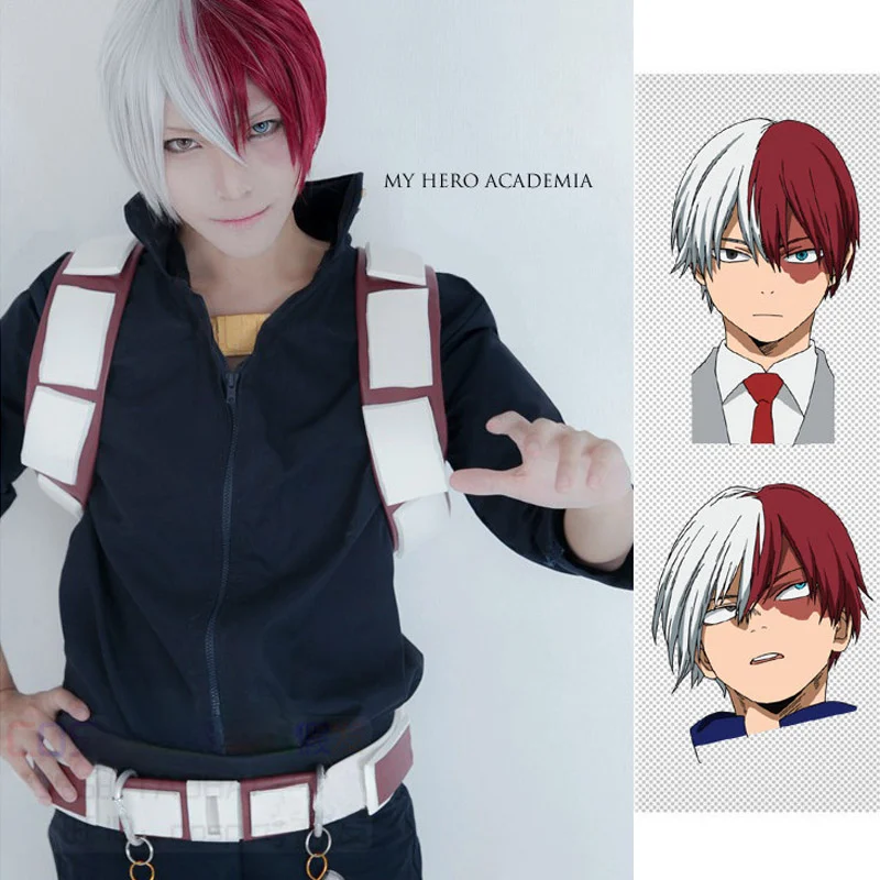僕のヒーローアカデミア,轟焦凍コスプレウィッグ,ショートアニメ