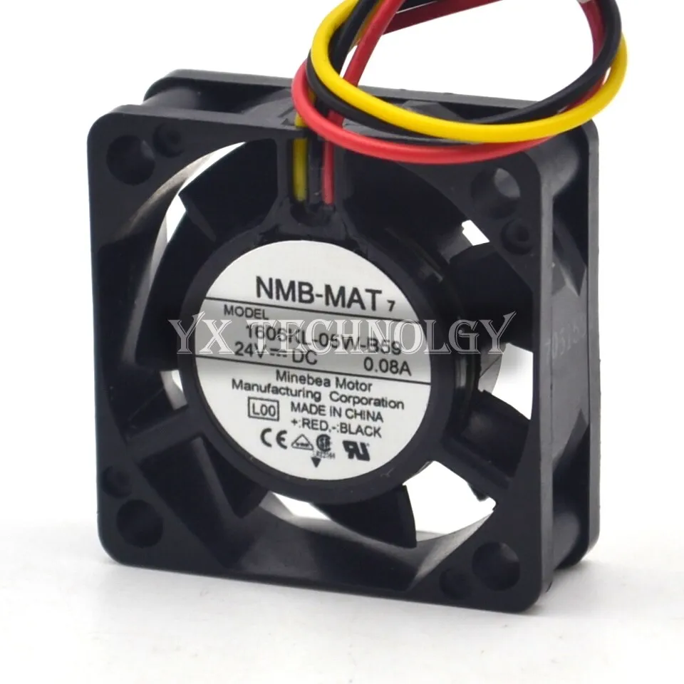 NMB-MAT 3 라인 드라이브 냉각 팬, NMB 1606KL-05W-B59 4015, 40mm, 24V, 0.08A, 40x40x15mm