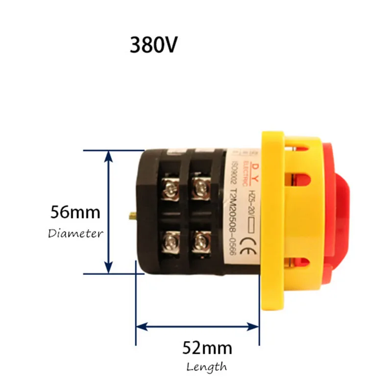 Discount tire balancing machine replacement parts 220 / 380V forward and reverse motor switch