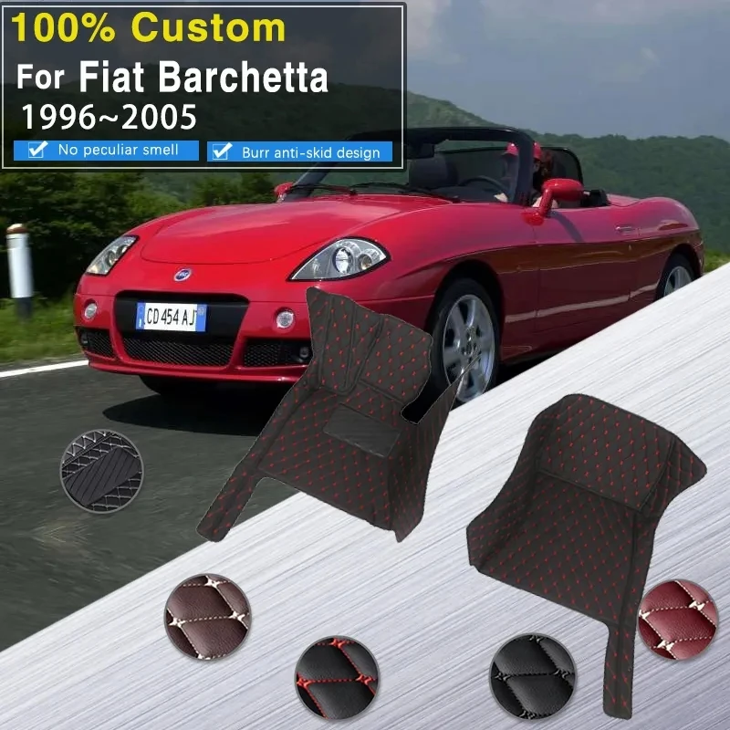Tappetini Per Auto Per Fiat Barchetta 1996 ~ 2005 Tappetini Per Auto Tappetini Antipolvere Tapetes Para Carro Accessori Per Auto Decorazione D'Interni