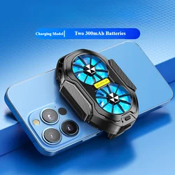 Dual Fan Rechargeable Mobile Phone Cooler with USB Radiator and Enhanced Cooling Power (Rechargeable Version)
