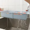 Kitchen Portable Adjustable Dish Drainer Sink Drain Basket Washing Vegetable Fruit Plastic Drying Rack Accessories Supplies 5