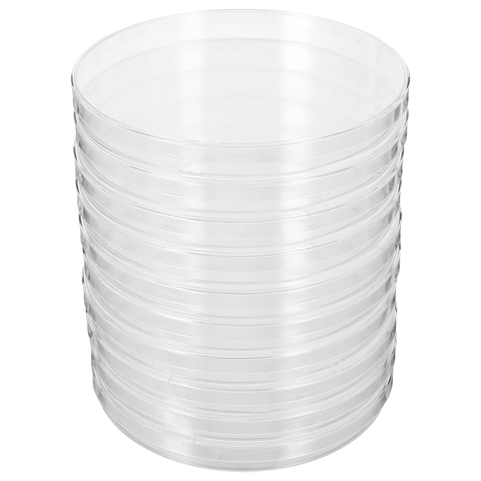 10pcs Plastic Petri Dishes with Lid 14.3cm Diameter x 1.6 cm Deep Petri Plates Tissue Culture Plate for Lab Science Experiment