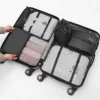 9pcs Travel Organizer Packing Storage BagsLuggage Organizers Travel Cubes for Suitcase with Toiletries Bag for Clothes Shoes 4