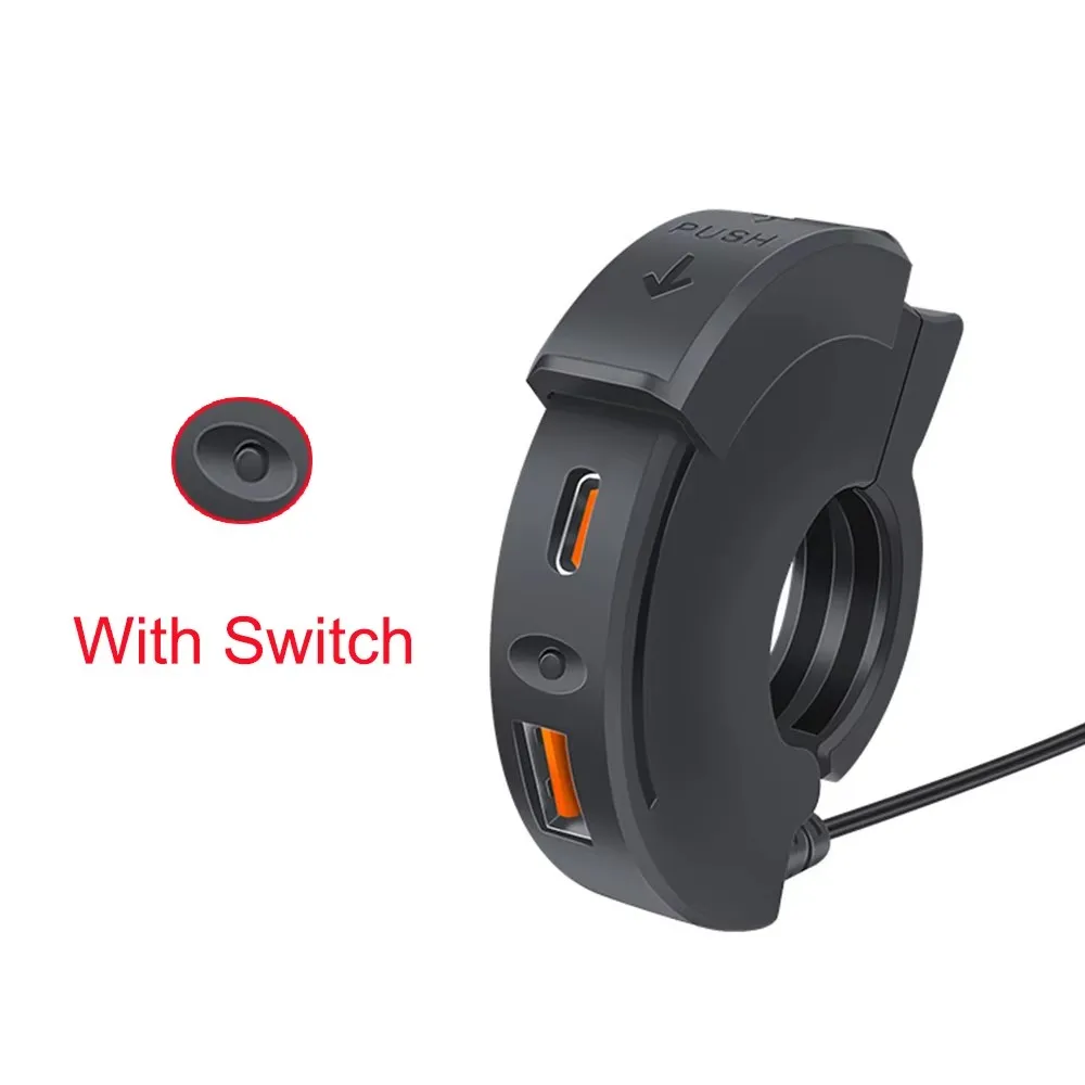 ตัวเลือกสินค้า ที่ชาร์จ USB ความเร็วสูง QC3.0 สำหรับจักรยาน กันน้ำ