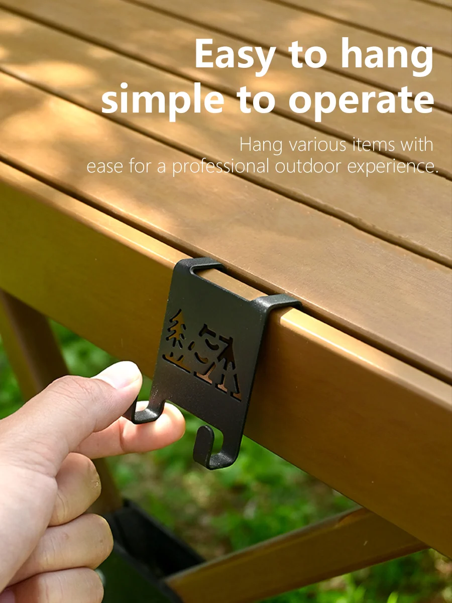 TARKA Heavy Duty Outdoor Butan Gas Tank Aufhänger Clip Tragbare Kanister Hängen Haken für Camping Herd Reise Zubehör – Detail 1
