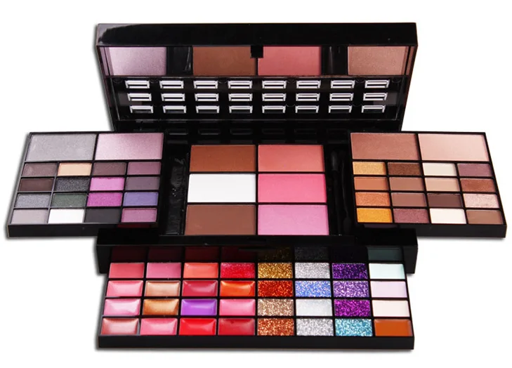 

Cosmetics Full Set Wholesale Women's Glitter 78-color Makeup Box Eye Shadow Multi-color Makeup Set Tray Wholesale