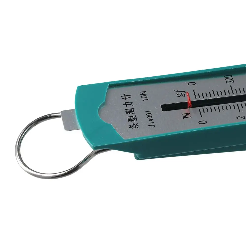 Pull-Type Force Meter Spring Scale Green 10N Trigger Pull Gauge Bar Physics Mechanical Experiment Measuring Instrument