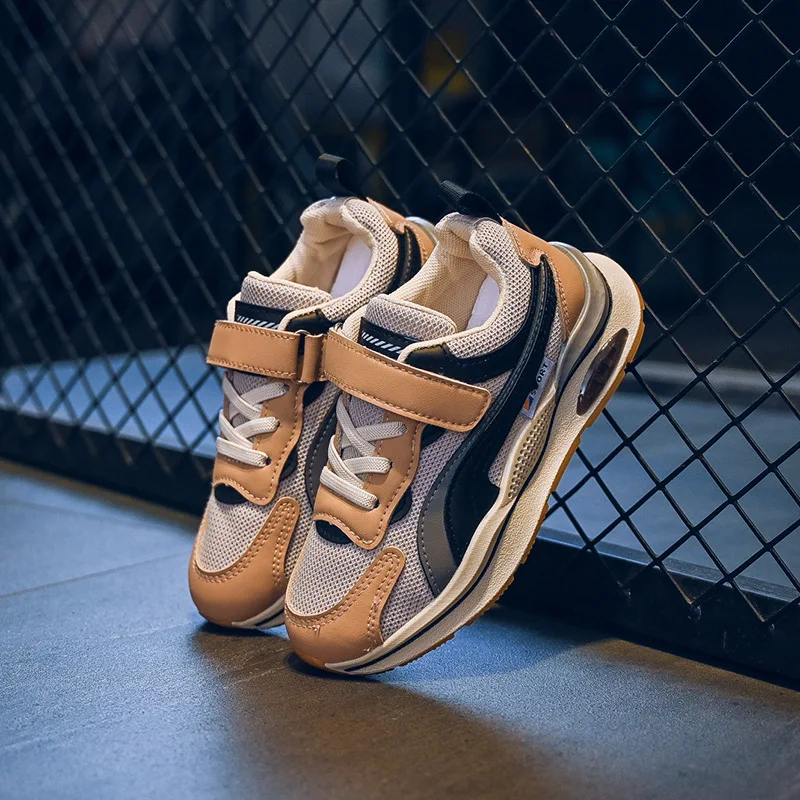 

Boys' sports shoes 2022 autumn winter new children's mesh breathable running shoes boys' and girls' casual non slip shoes
