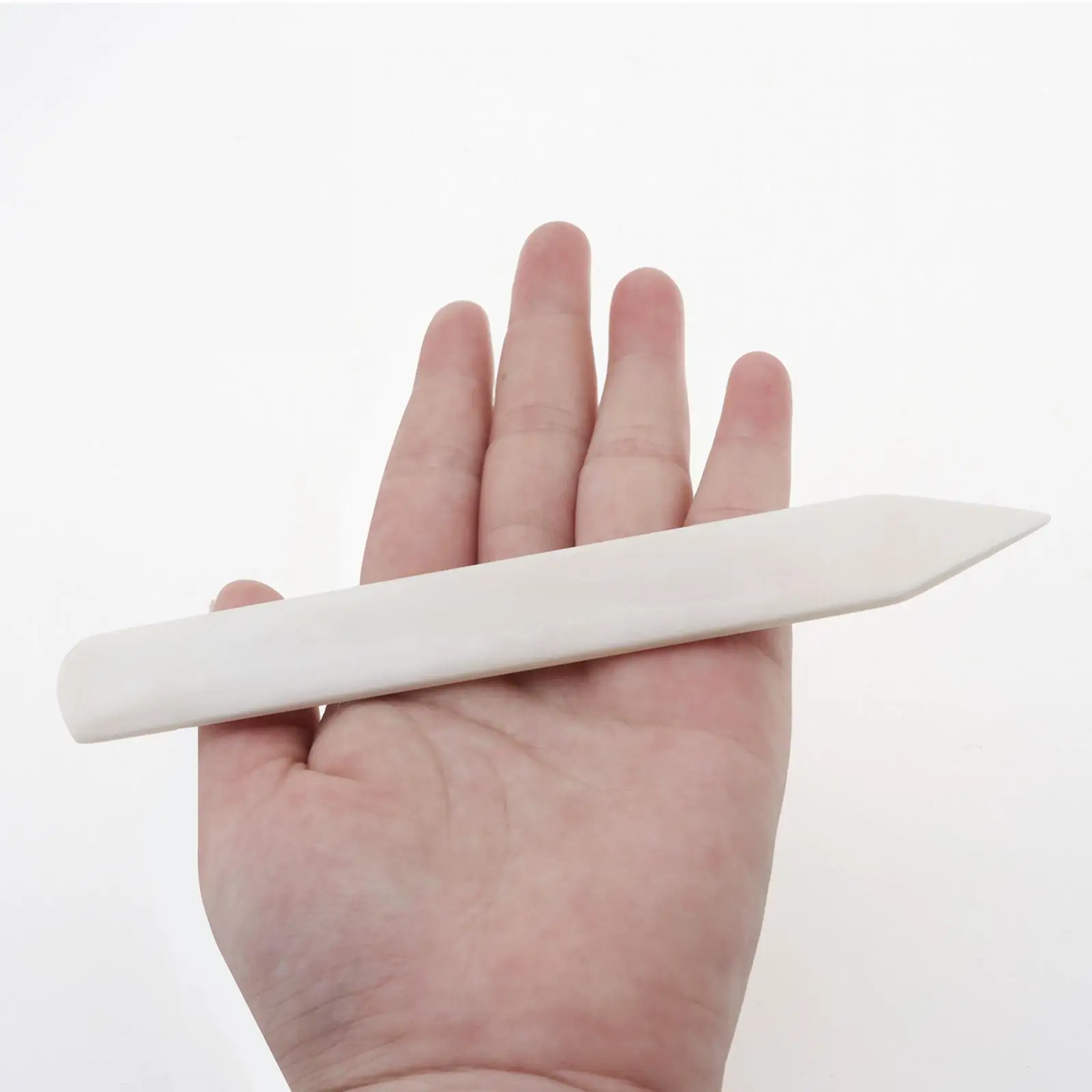 Genuine Bone Folders Leather Tools For Scoring Folding Creasing Paper Edge Bookbinding Stain Removing Scraper Creaser Tool