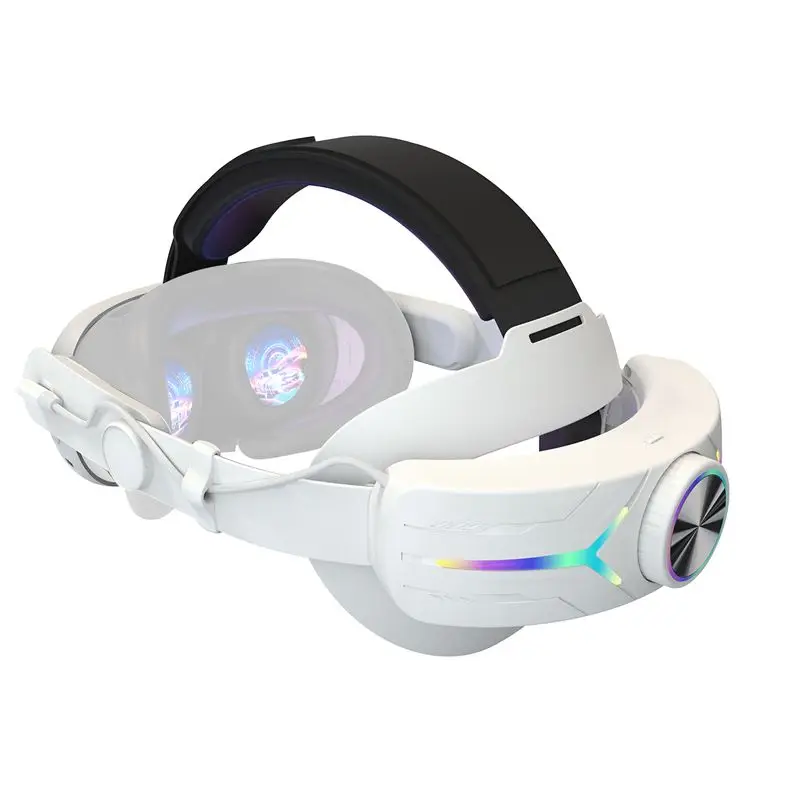 메타 VR 교체 부품용 RGB 조명이 포함된 N91R-Elite 헤드 스트랩 +8..