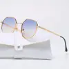 Square Sunglasses Polygon Sun Glasses Small Frame Metal Sunglasses UV Protection Shades Fashion Sunglasses for Men/Women 4