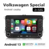 7 Inch Car Stereo Radio Carplay Car Stereo GPS NAVI WIFI Android 13 GPS BT 5.0 Double 2 Din Player 2G+32G For Volkswagen Special 1