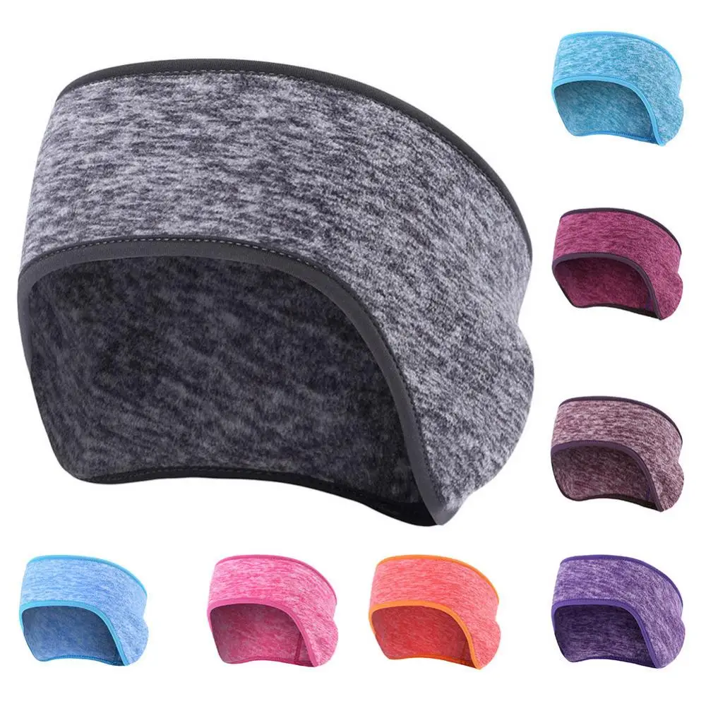 

Outdoor Cycling Headband Full Cover Ear Warmer Stretch Comfortable Easy To Wash Basketball Light Weight Running Head Band