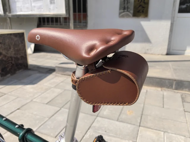 Set Borse Bici Artigianali Set Borse In Vera Pelle Per Bici