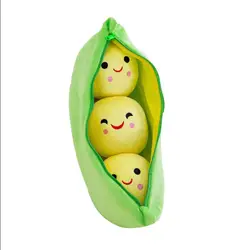 Coussin en peluche vert pour enfants, Jouet en peluche pour enfants, point amusant, Kawaii, décoration cadeau 