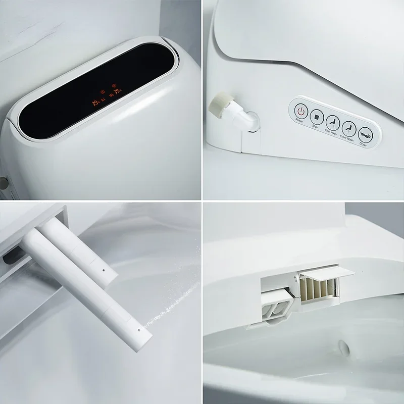 Intelligent Toilet Seat Electric Bidet Cover Smart Bidet Heated Toilet seat Led Light Wc Smart Seat WC Toilets